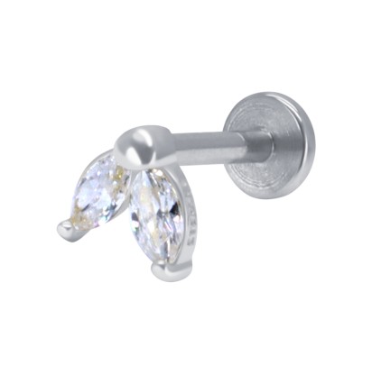 Tragus Piercing with Titanium Bar TRP-2692-TI